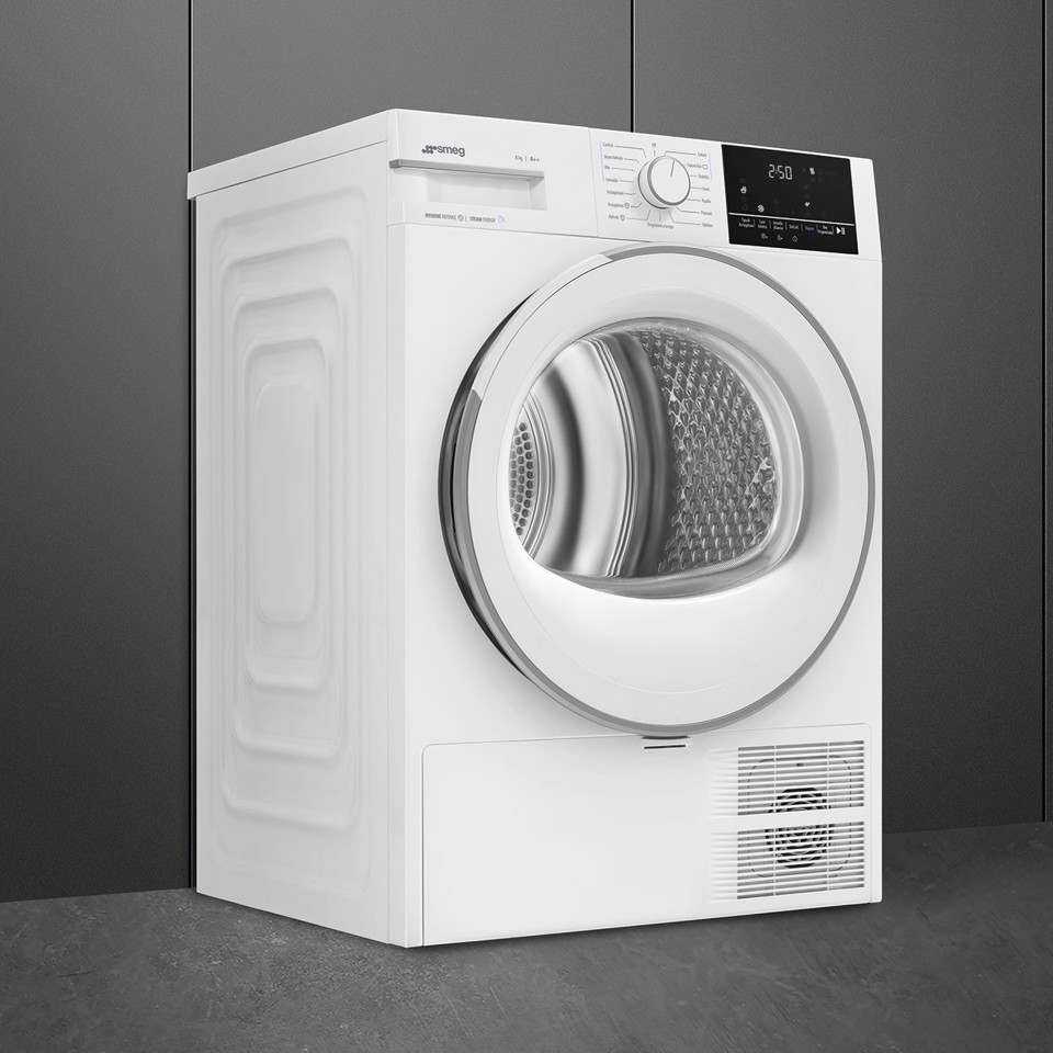 Smeg DN82SE asciugatrice Libera installazione Caricamento frontale 8 kg Bianco