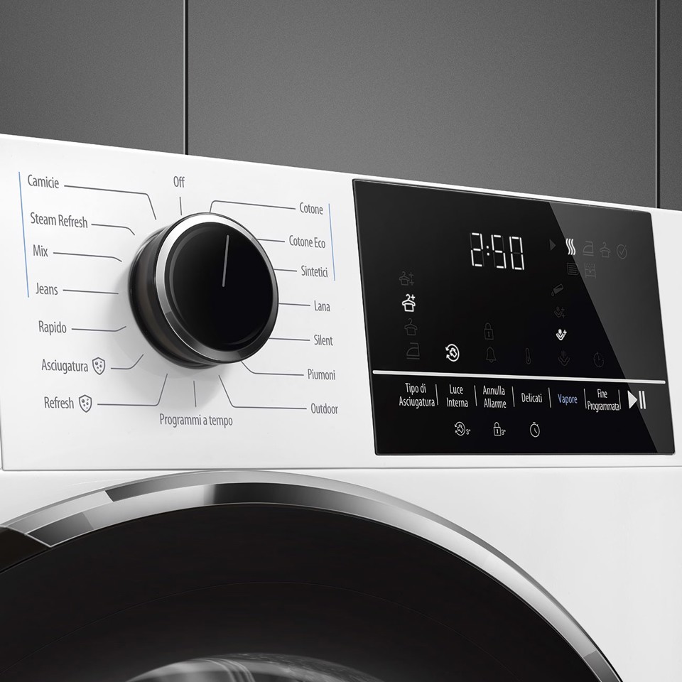 Smeg DNP08SEB asciugatrice Libera installazione Caricamento frontale 8 kg Bianco