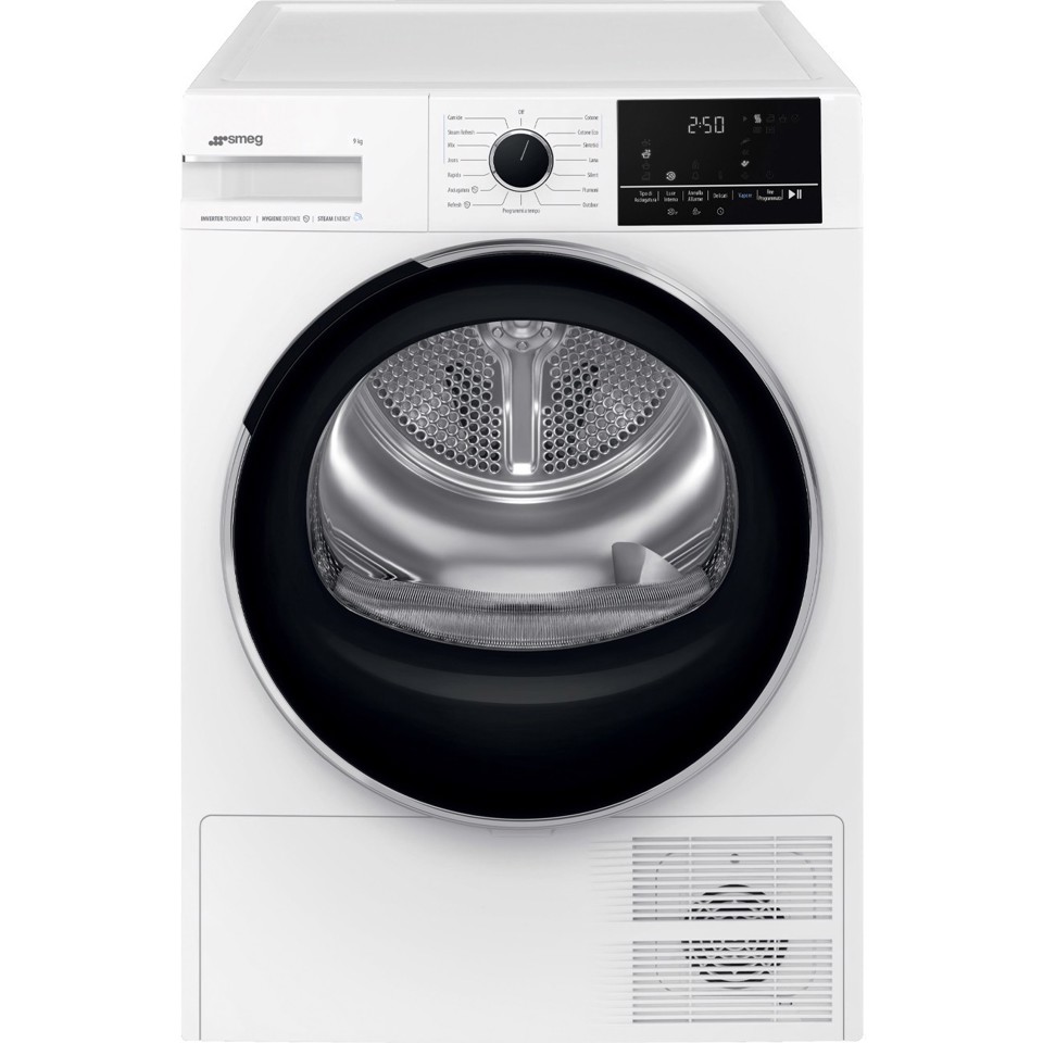 Smeg DNP09SEB asciugatrice Libera installazione Caricamento frontale 9 kg Bianco
