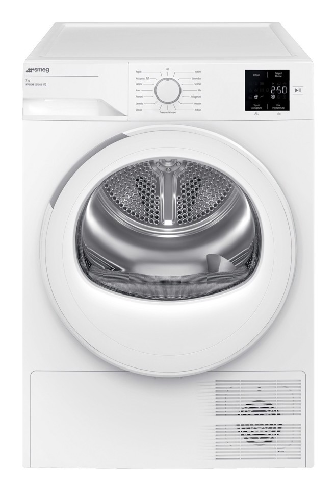 Smeg DRC07EE asciugatrice Libera installazione Caricamento frontale 7 kg Bianco