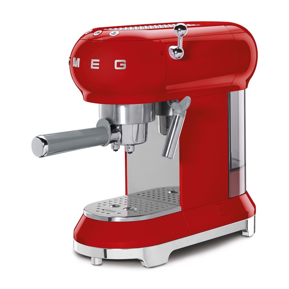 Smeg ECF01RDEU macchina per caffè Automatica/Manuale Macchina per espresso 1 L