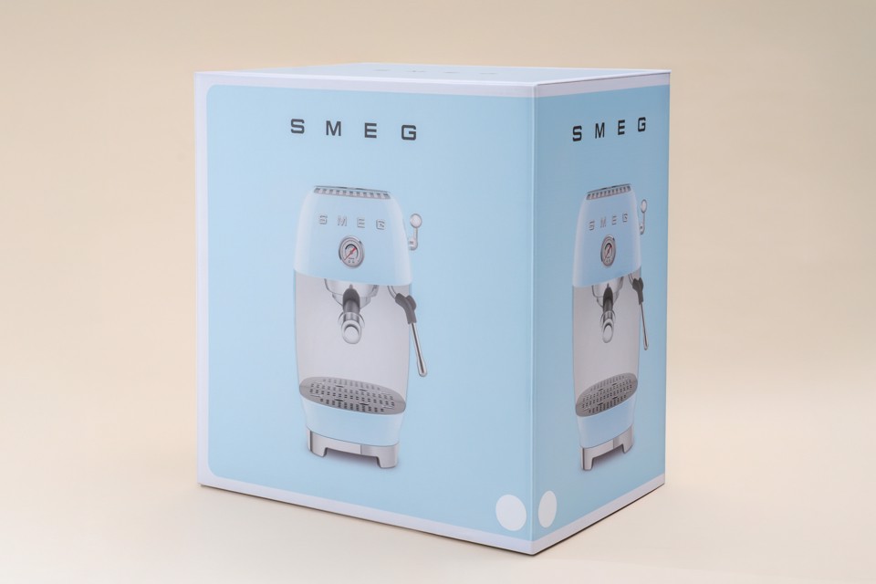 Smeg ECF03BLEU macchina per caffè Automatica/Manuale Macchina per espresso 1,4 L