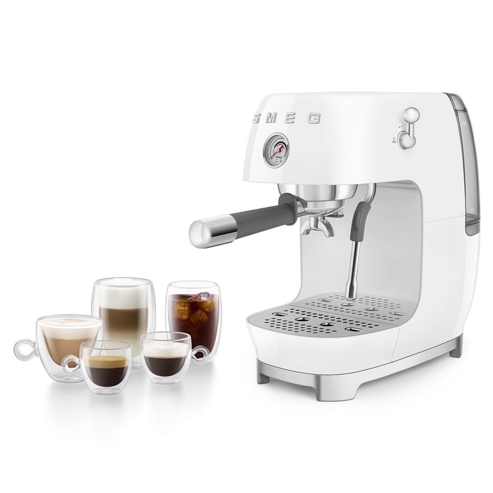 Smeg ECF03WHEU macchina per caffè Automatica/Manuale Macchina per espresso 1,4 L