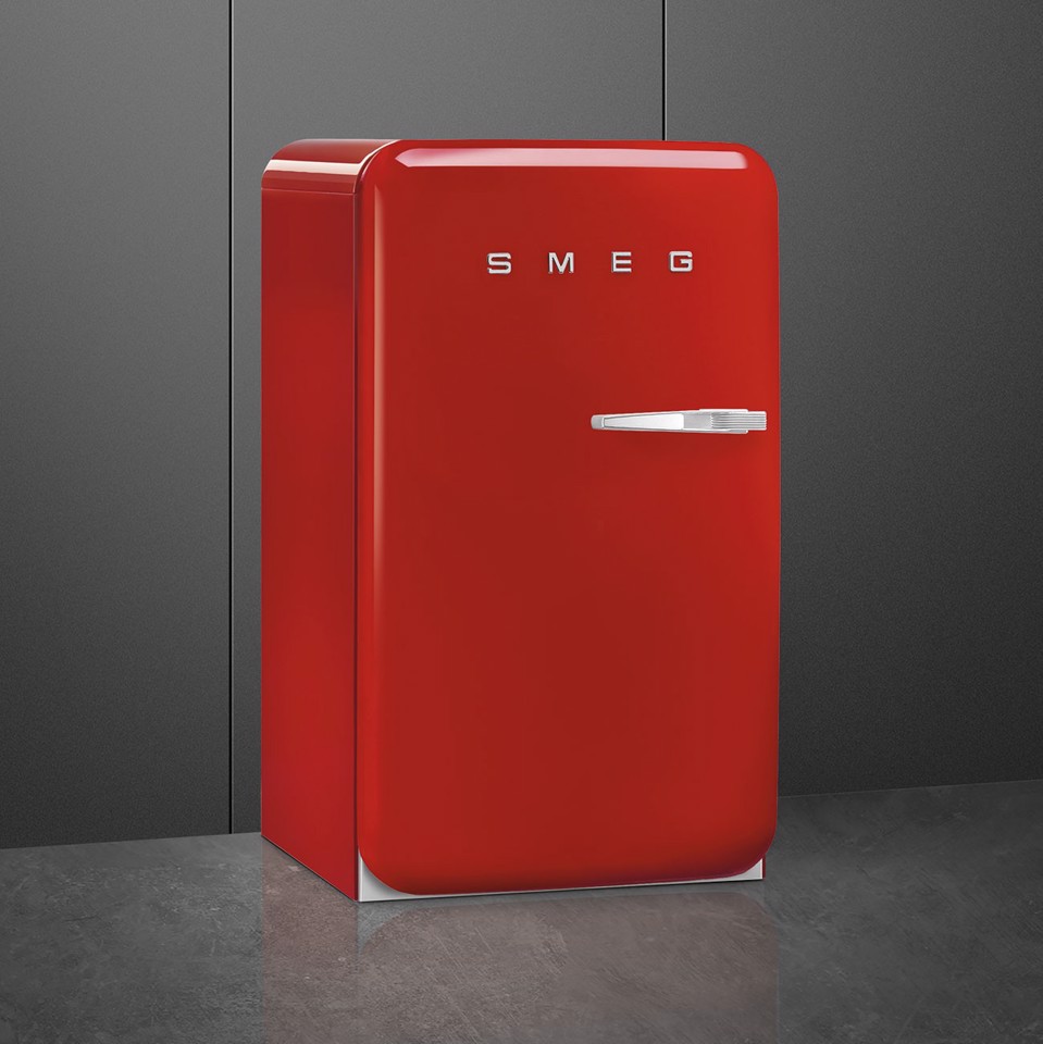 Smeg FAB10HLRD6 frigorifero Libera installazione 135 L Rosso Made in Italy