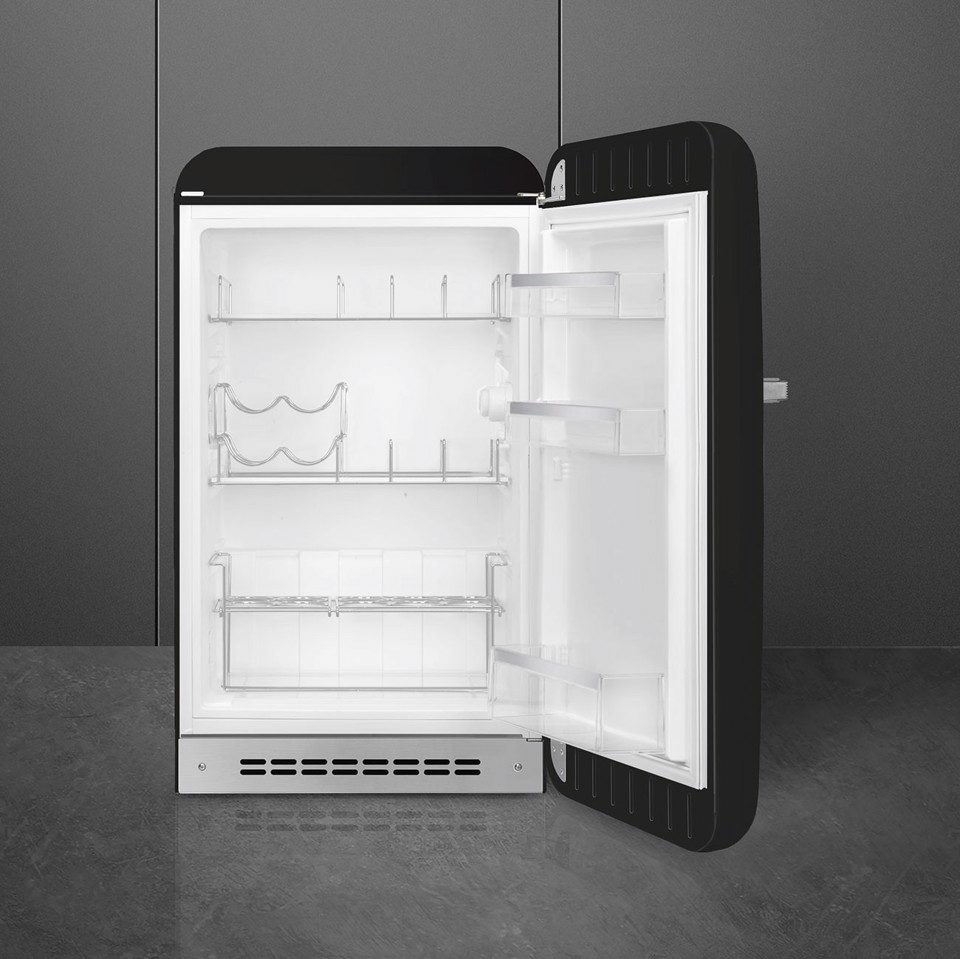 Smeg FAB10HRBL6 frigorifero Libera installazione 135 L Nero Made in Italy