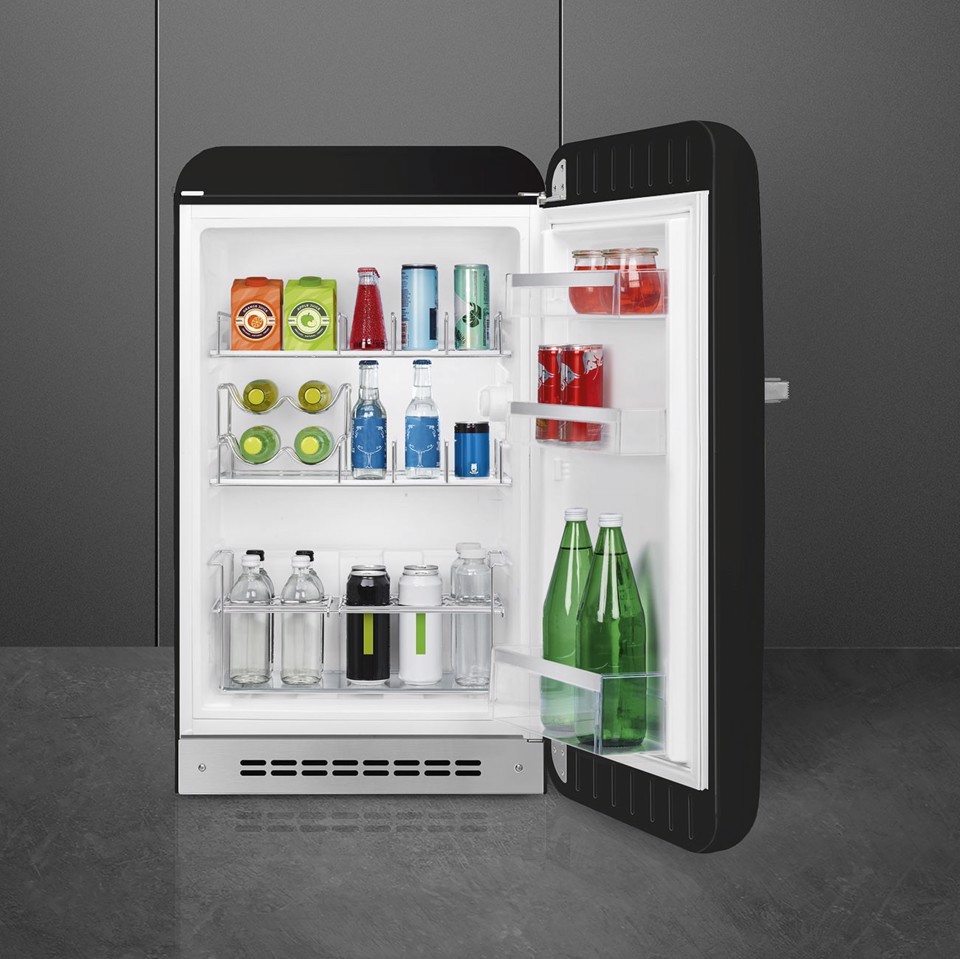 Smeg FAB10HRBL6 frigorifero Libera installazione 135 L Nero Made in Italy