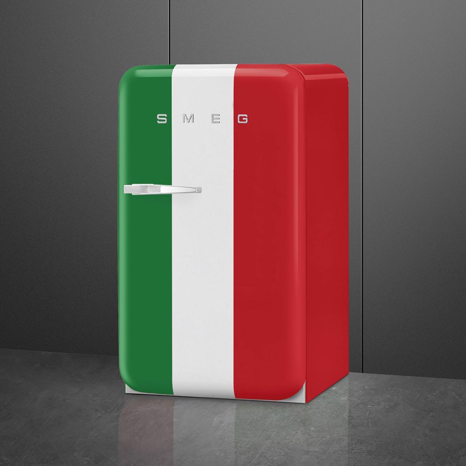 Smeg FAB10HRDIT6 frigorifero Libera installazione 135 L Rosso Made in Italy