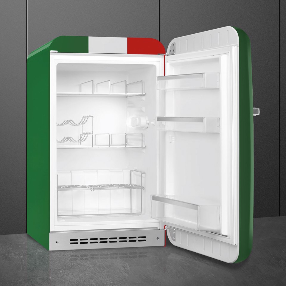 Smeg FAB10HRDIT6 frigorifero Libera installazione 135 L Rosso Made in Italy
