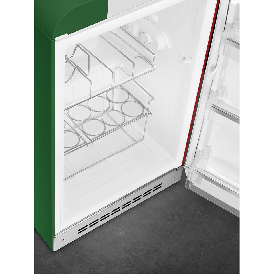 Smeg FAB10HRDIT6 frigorifero Libera installazione 135 L Rosso Made in Italy