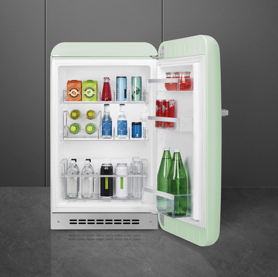Smeg FAB10HRPG6 frigorifero Libera installazione 135 L Verde Made in Italy