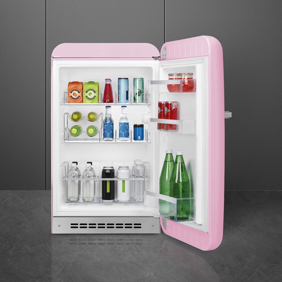 Smeg FAB10HRPK6 frigorifero Libera installazione 135 L D Rosa
