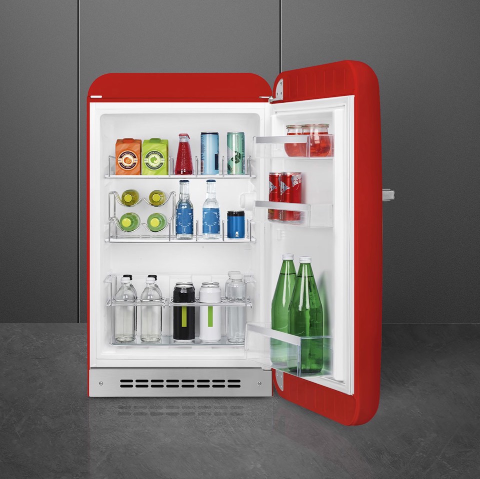 Smeg FAB10HRRD6 frigorifero Libera installazione 135 L D Rosso