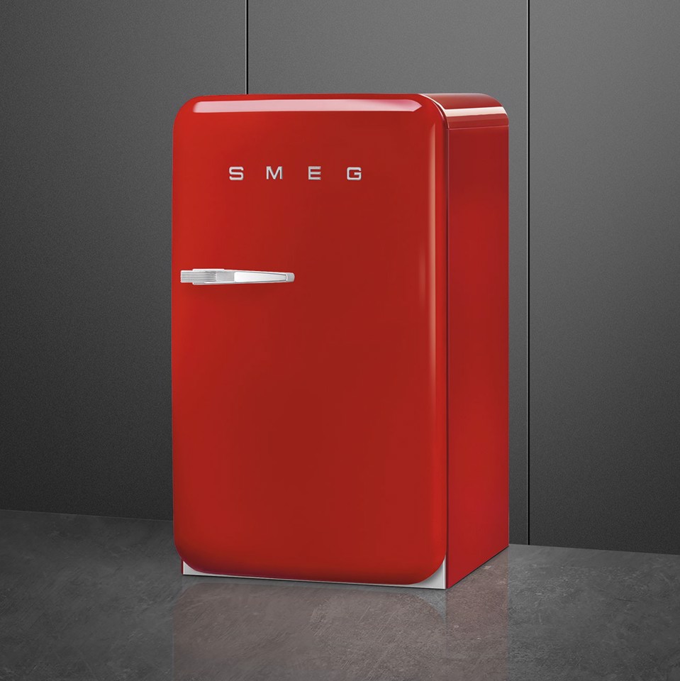 Smeg FAB10HRRD6 frigorifero Libera installazione 135 L Rosso Made in Italy