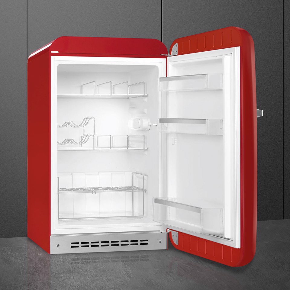 Smeg FAB10HRRD6 frigorifero Libera installazione 135 L Rosso Made in Italy