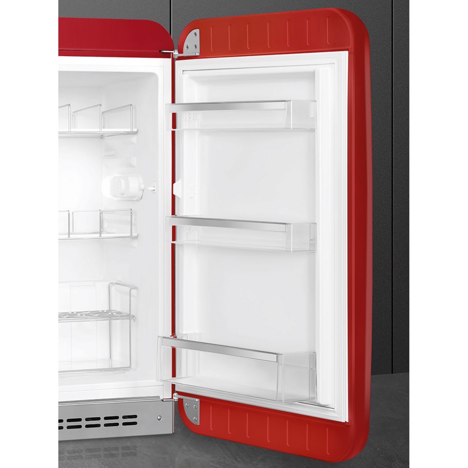 Smeg FAB10HRRD6 frigorifero Libera installazione 135 L Rosso Made in Italy