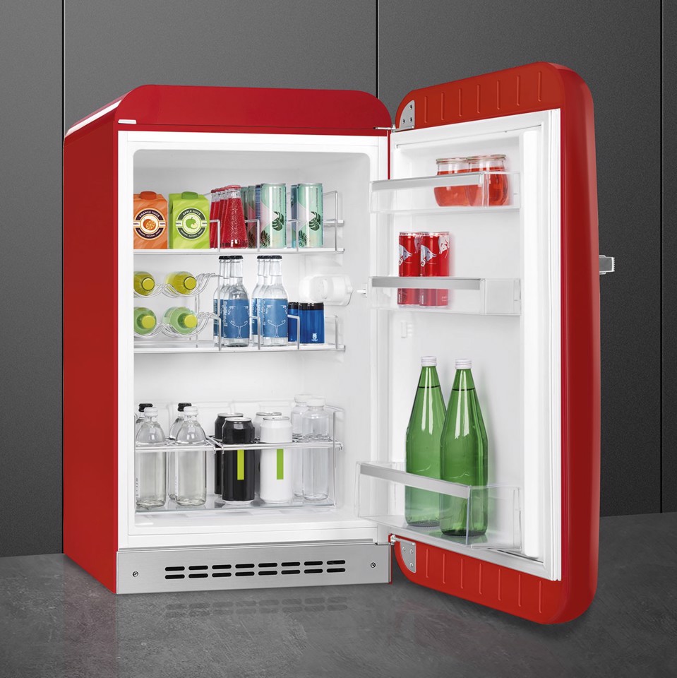 Smeg FAB10HRRD6 frigorifero Libera installazione 135 L Rosso Made in Italy