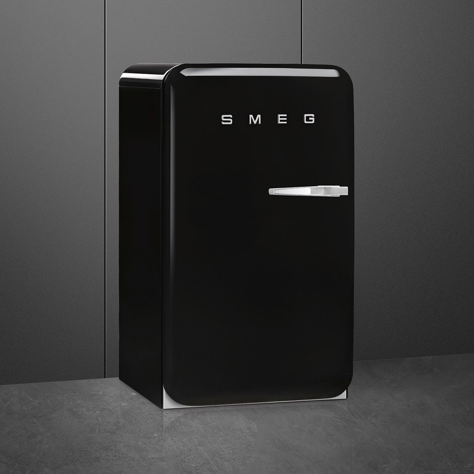 Smeg FAB10LBL6 monoporta Libera installazione 122 L Nero Made in Italy