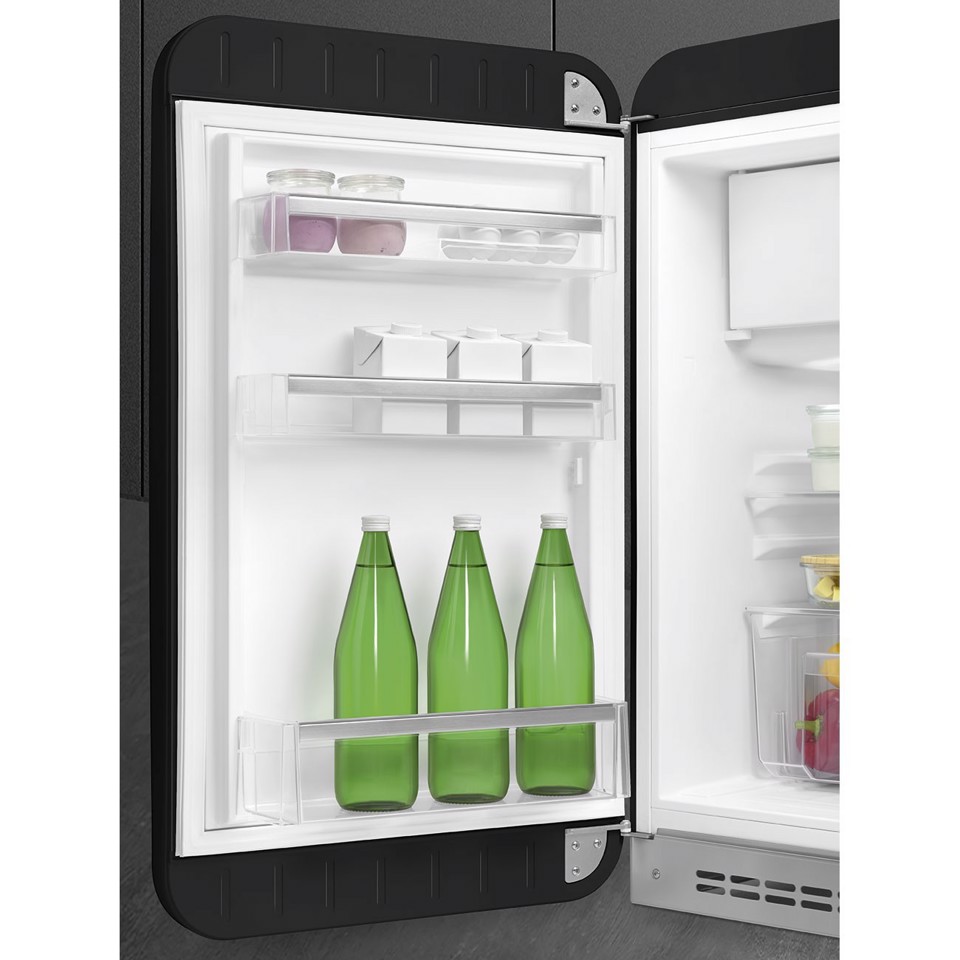 Smeg FAB10LBL6 monoporta Libera installazione 122 L Nero Made in Italy
