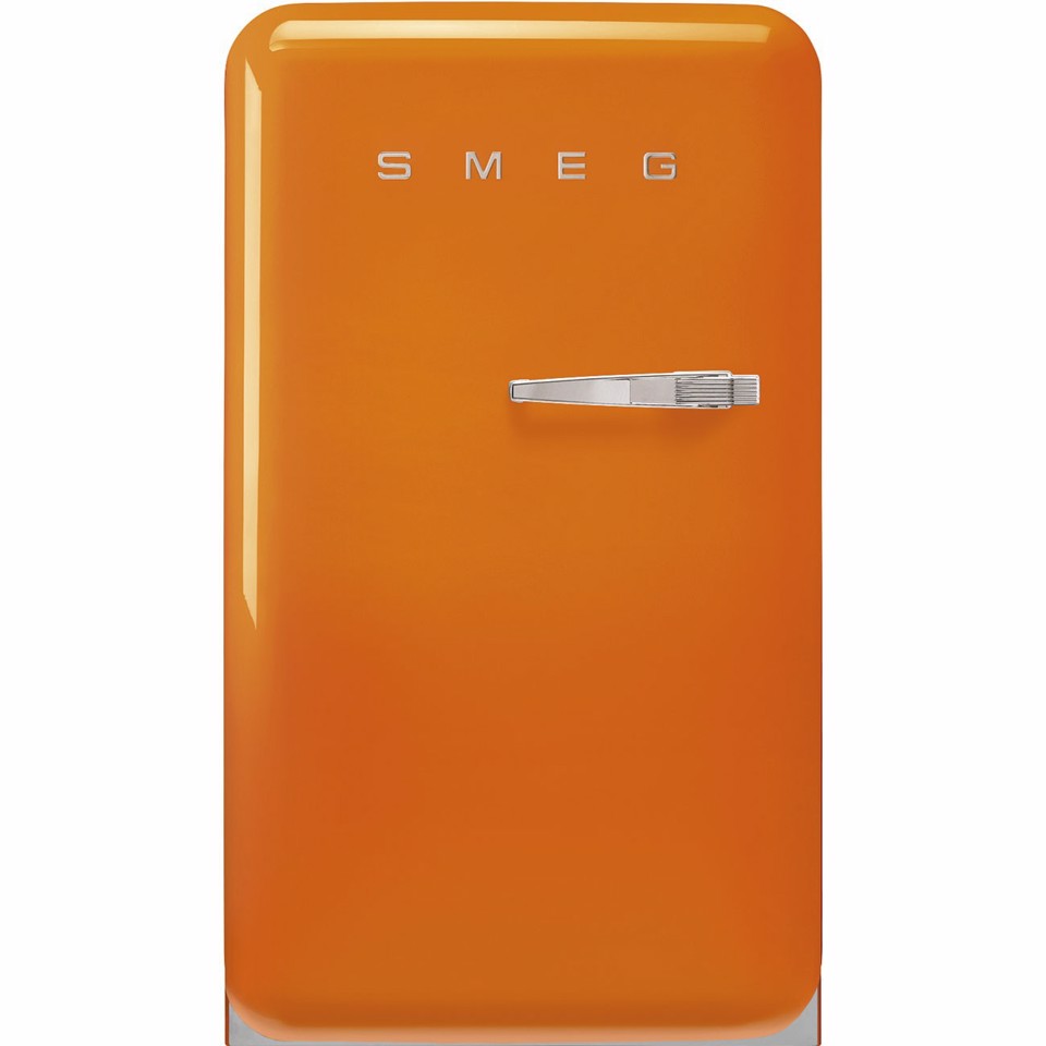 Smeg FAB10LOR6 monoporta Libera installazione 122 L Arancione Made in Italy