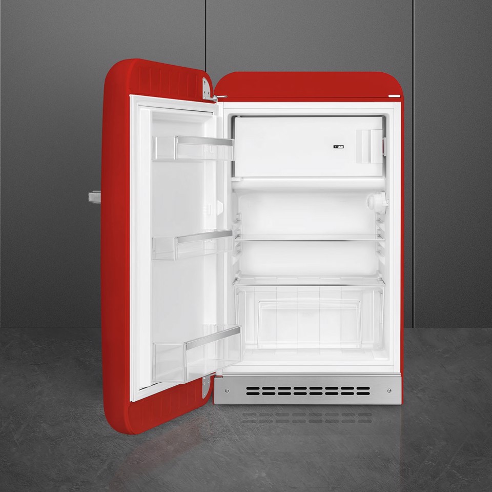 Smeg FAB10LRD6 monoporta Libera installazione 122 L Rosso Made in Italy
