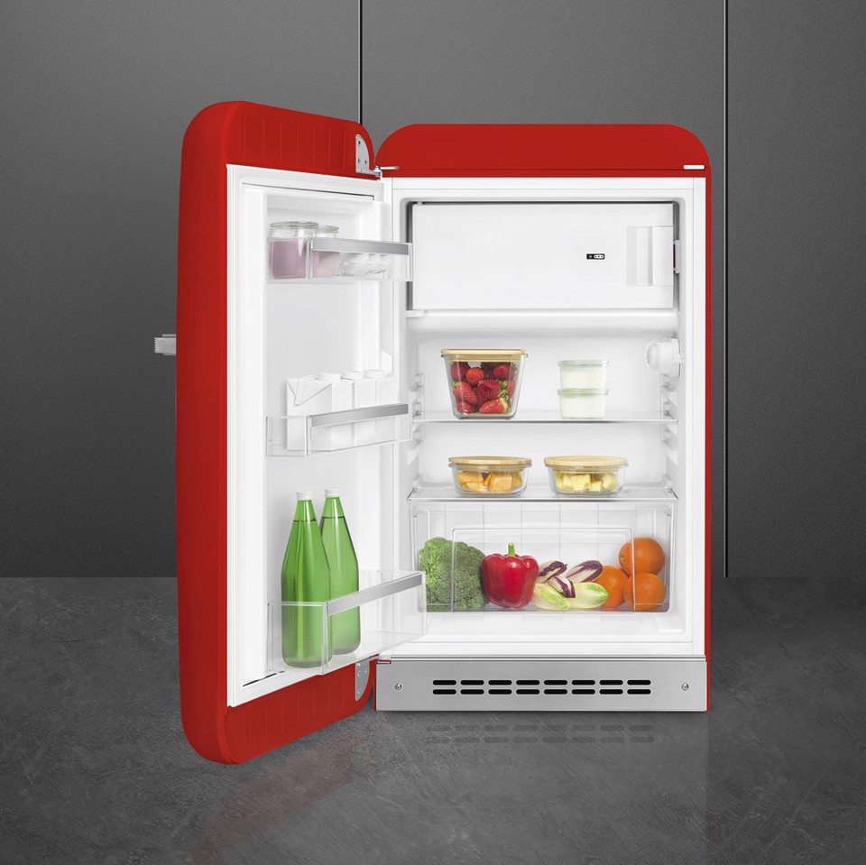 Smeg FAB10LRD6 monoporta Libera installazione 122 L Rosso Made in Italy