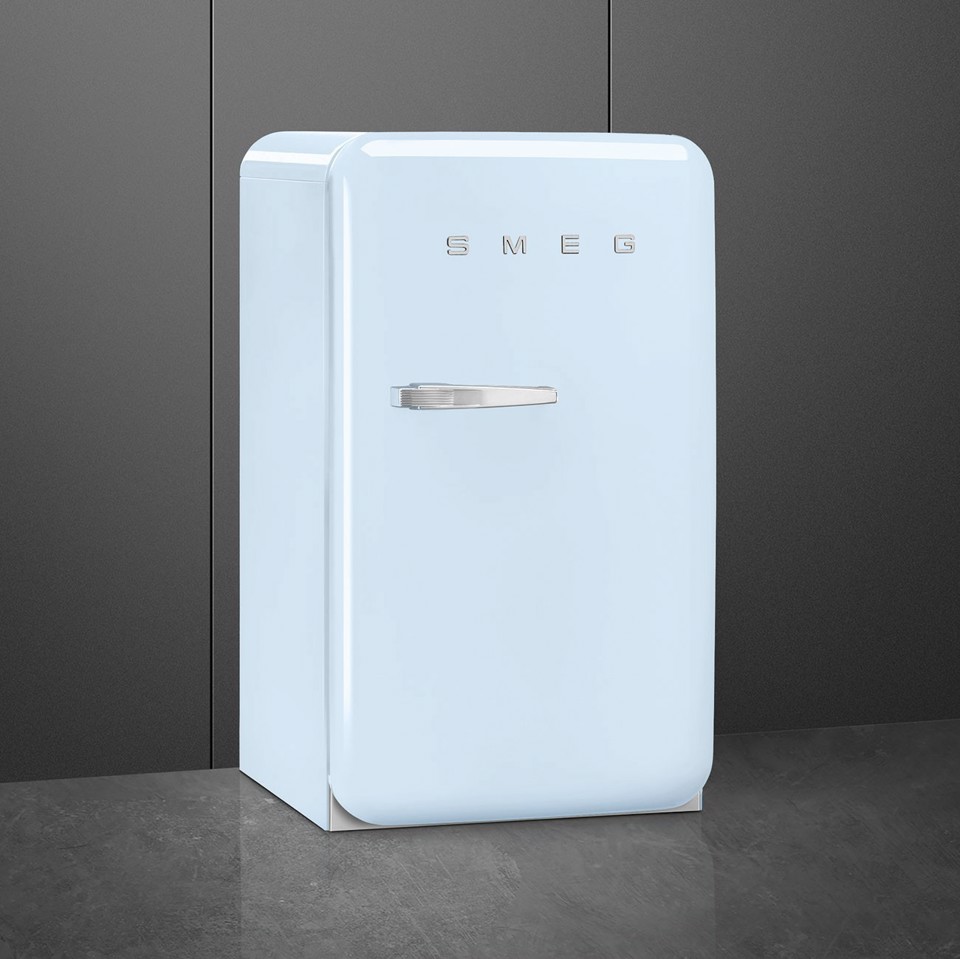 Smeg FAB10RPB6 monoporta Libera installazione 122 L Blu Made in Italy