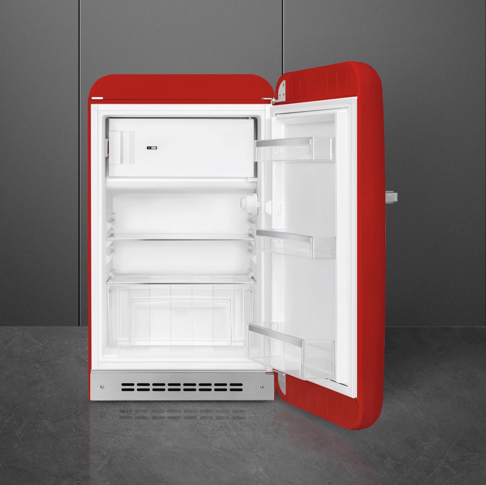 Smeg FAB10RRD6 monoporta Libera installazione 122 L Rosso Made in Italy