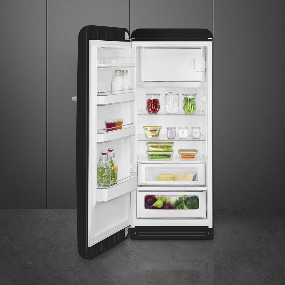Smeg FAB28LBL6 monoporta Libera installazione 270 L Nero Made in Italy
