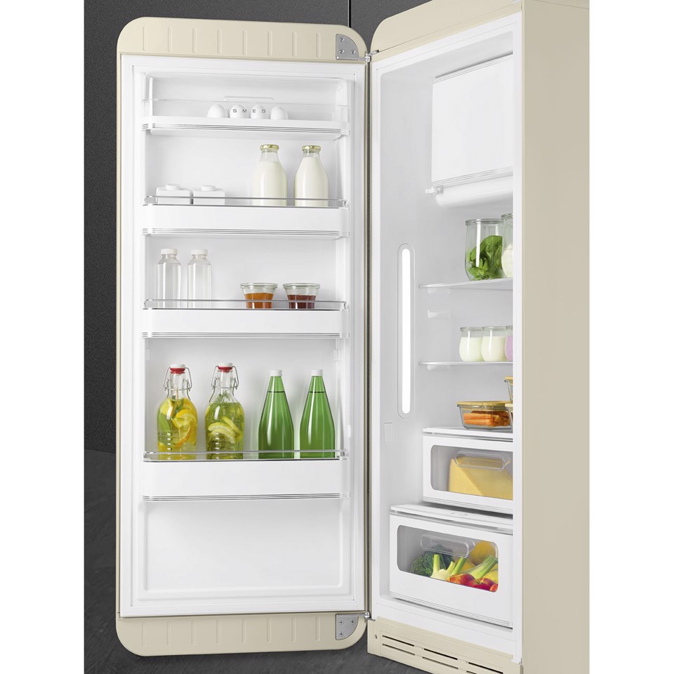 Smeg FAB28LCR6 monoporta Libera installazione 270 L Crema Made in Italy
