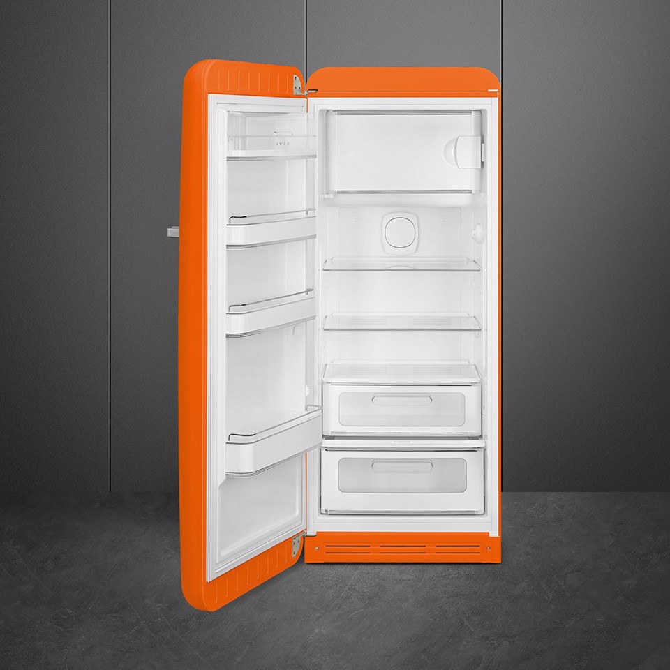 Smeg FAB28LOR6 monoporta Libera installazione 270 L Arancione Made in Italy