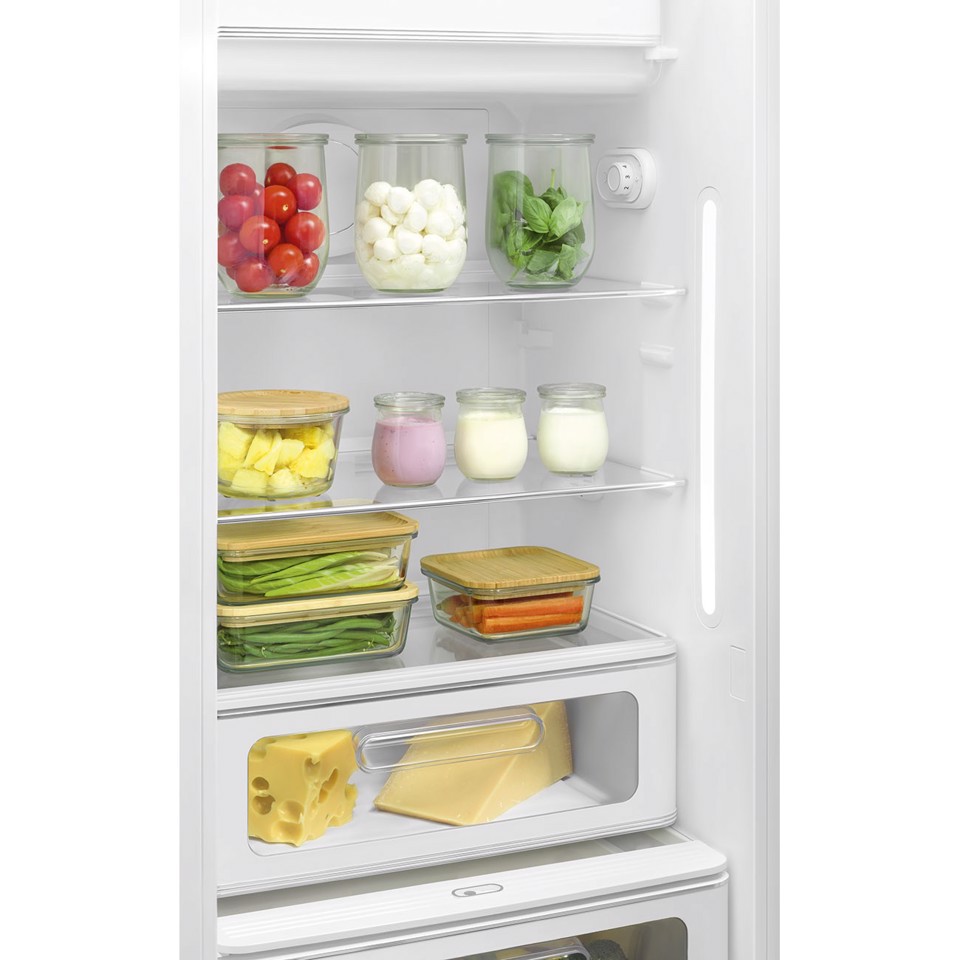 Smeg FAB28LOR6 monoporta Libera installazione 270 L Arancione Made in Italy