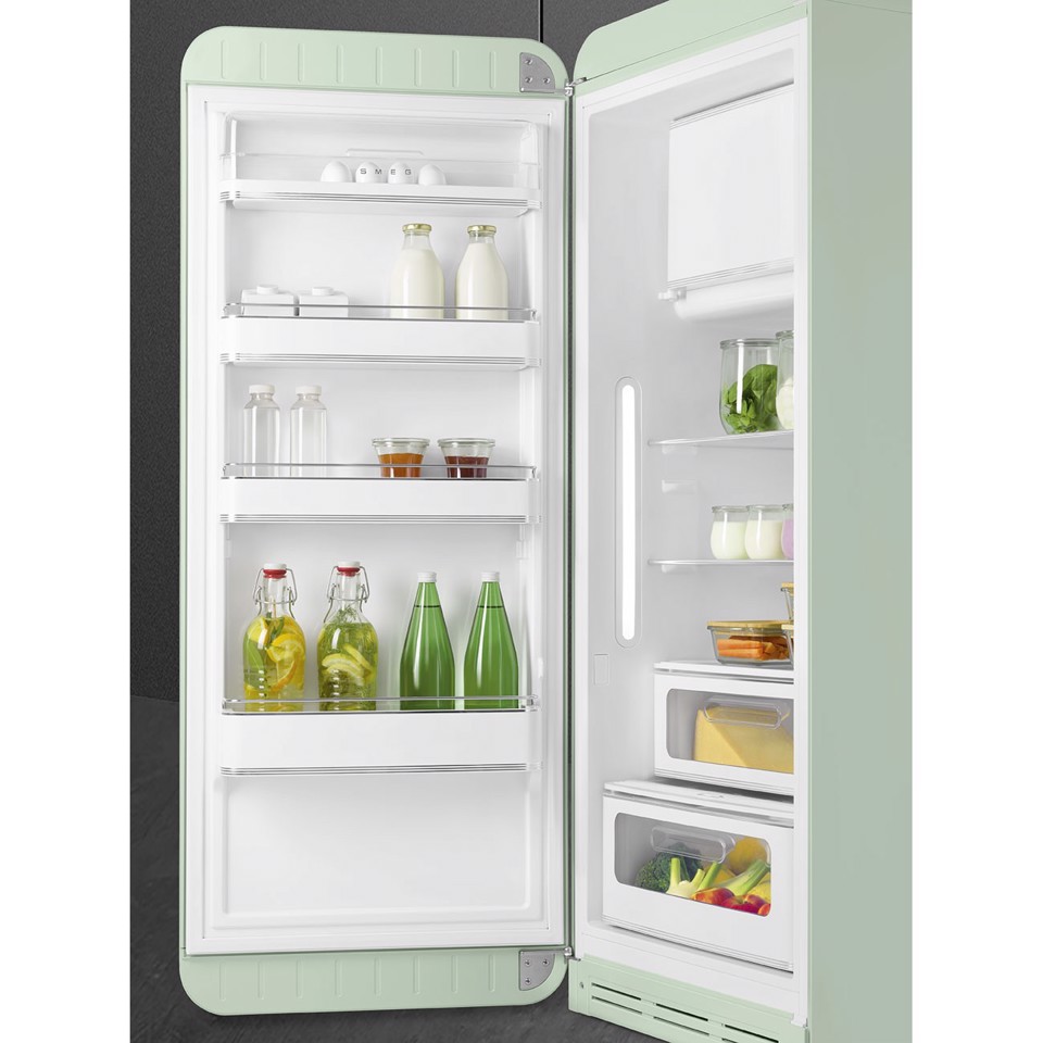 Smeg FAB28LPG6 monoporta Libera installazione 270 L Verde Made in Italy