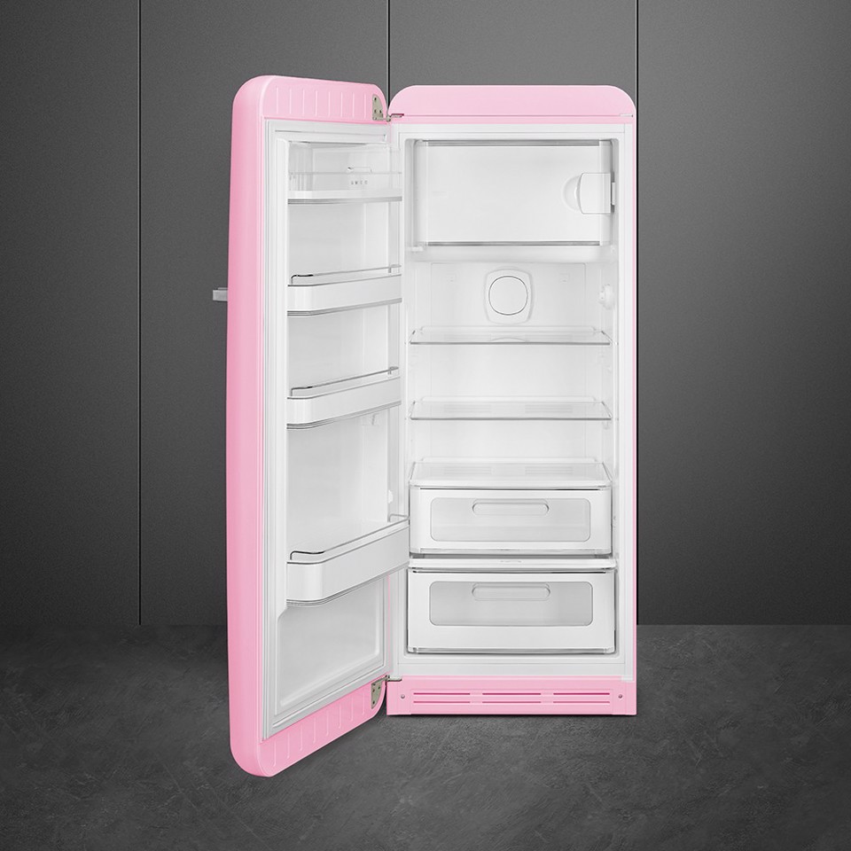 Smeg FAB28LPK6 monoporta Libera installazione 270 L Rosa Made in Italy