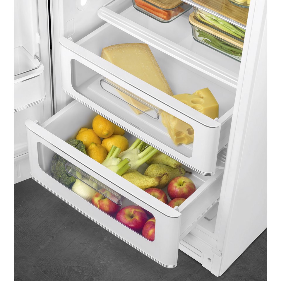 Smeg FAB28LWH6 monoporta Libera installazione 270 L Bianco Made in Italy