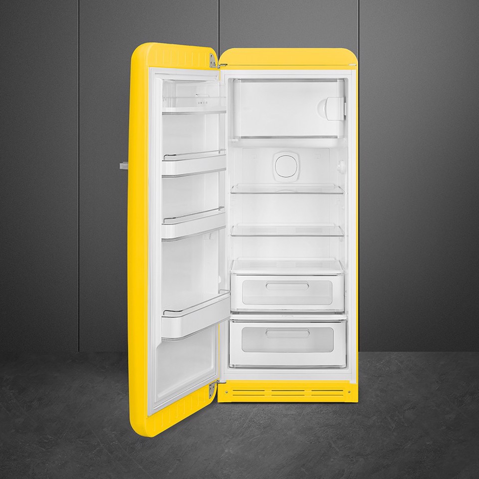 Smeg FAB28LYW6 monoporta Libera installazione 270 L Giallo Made in Italy