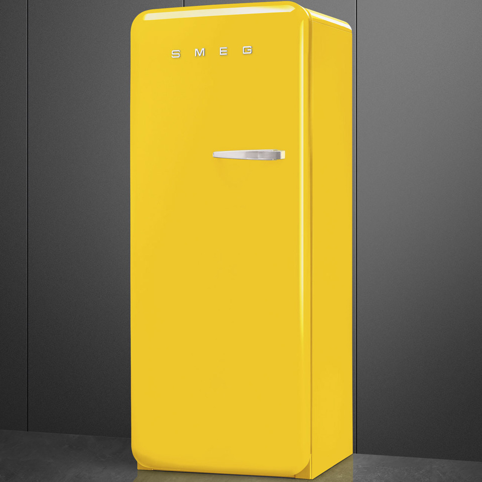 Smeg FAB28LYW6 monoporta Libera installazione 270 L Giallo Made in Italy