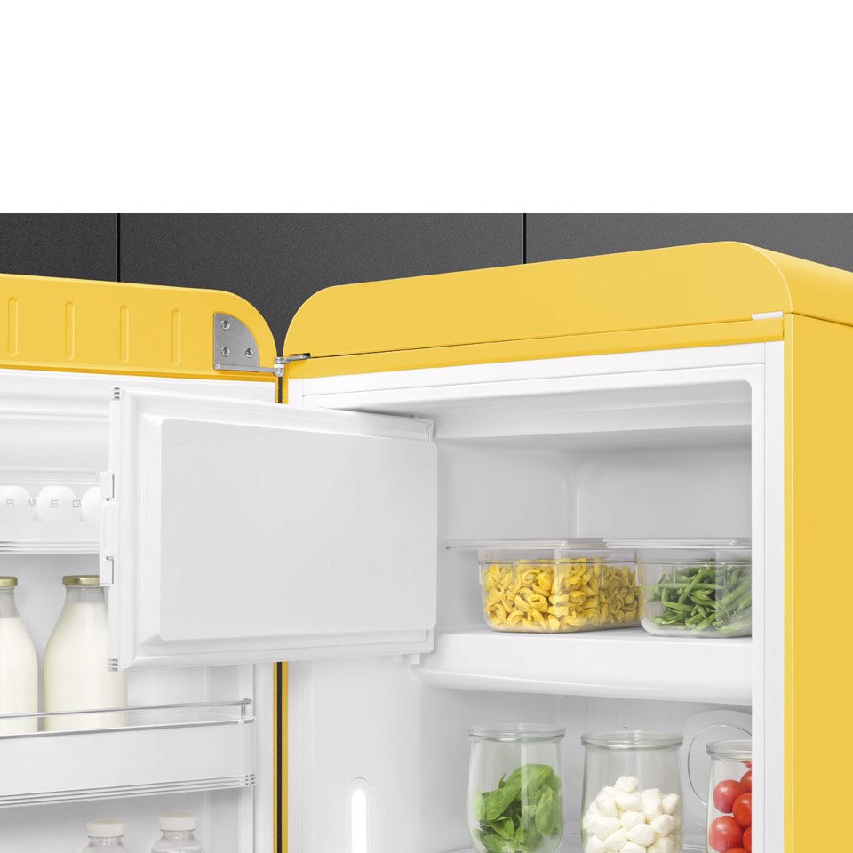 Smeg FAB28LYW6 monoporta Libera installazione 270 L Giallo Made in Italy