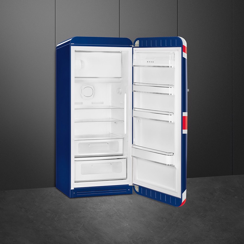 Smeg FAB28RDUJ6 frigorifero Libera installazione 244 L D Blu, Bianco, Rosso
