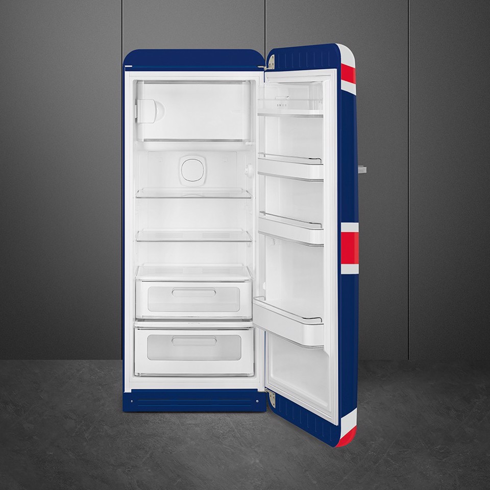 Smeg FAB28RDUJ6 monoporta Libera installazione 270 L Blu, Bianco, Rosso