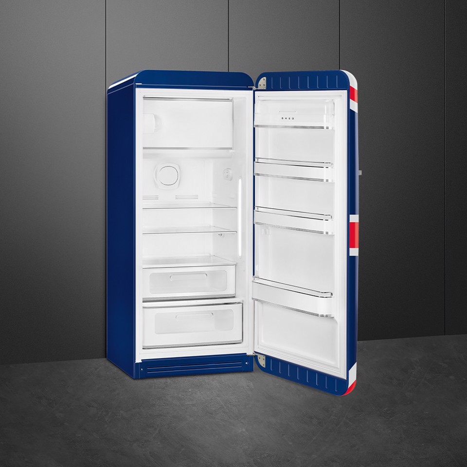Smeg FAB28RDUJ6 monoporta Libera installazione 270 L Blu, Bianco, Rosso