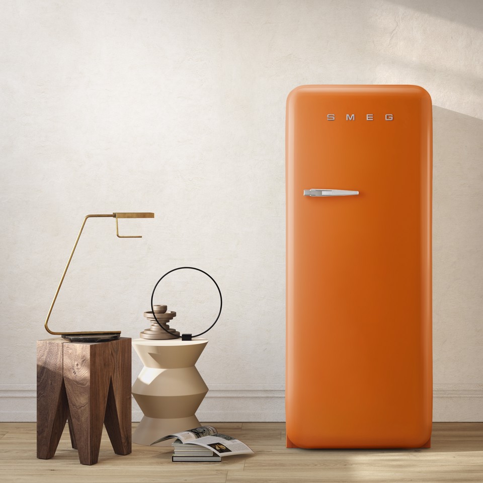 Smeg FAB28ROR6 monoporta Libera installazione 270 L Arancione Made in Italy