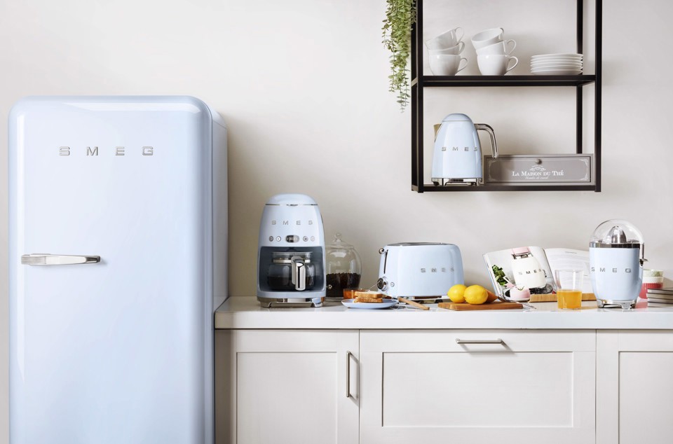 Smeg FAB28RPB6 frigorifero Libera installazione D Blu