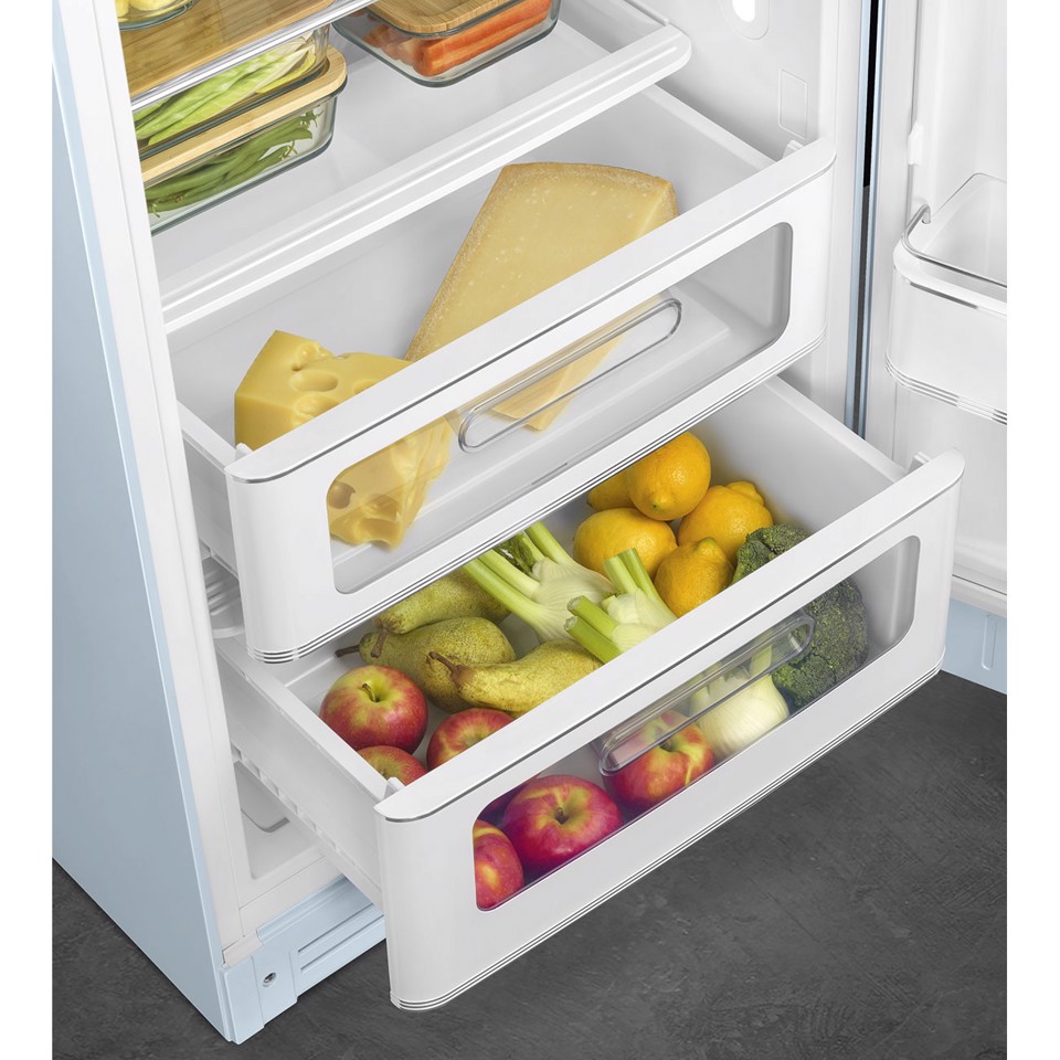 Smeg FAB28RPB6 monoporta Libera installazione 270 L Blu Made in Italy