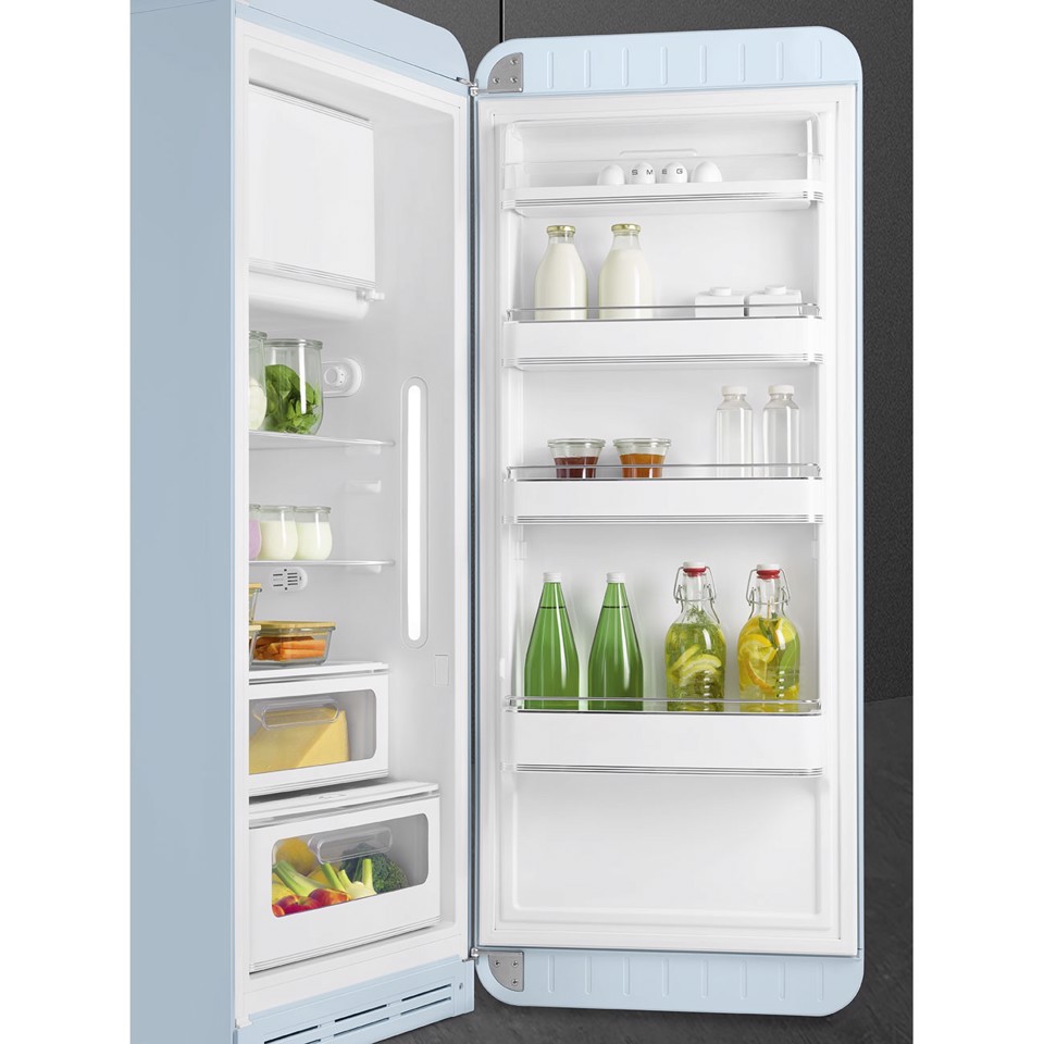 Smeg FAB28RPB6 monoporta Libera installazione 270 L Blu Made in Italy