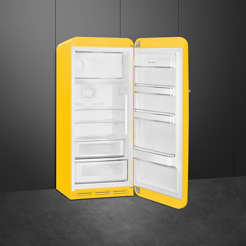 Smeg FAB28RYW6 monoporta Libera installazione 270 L Giallo Made in Italy