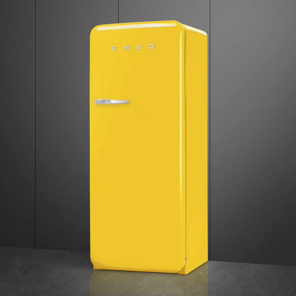 Smeg FAB28RYW6 monoporta Libera installazione 270 L Giallo Made in Italy
