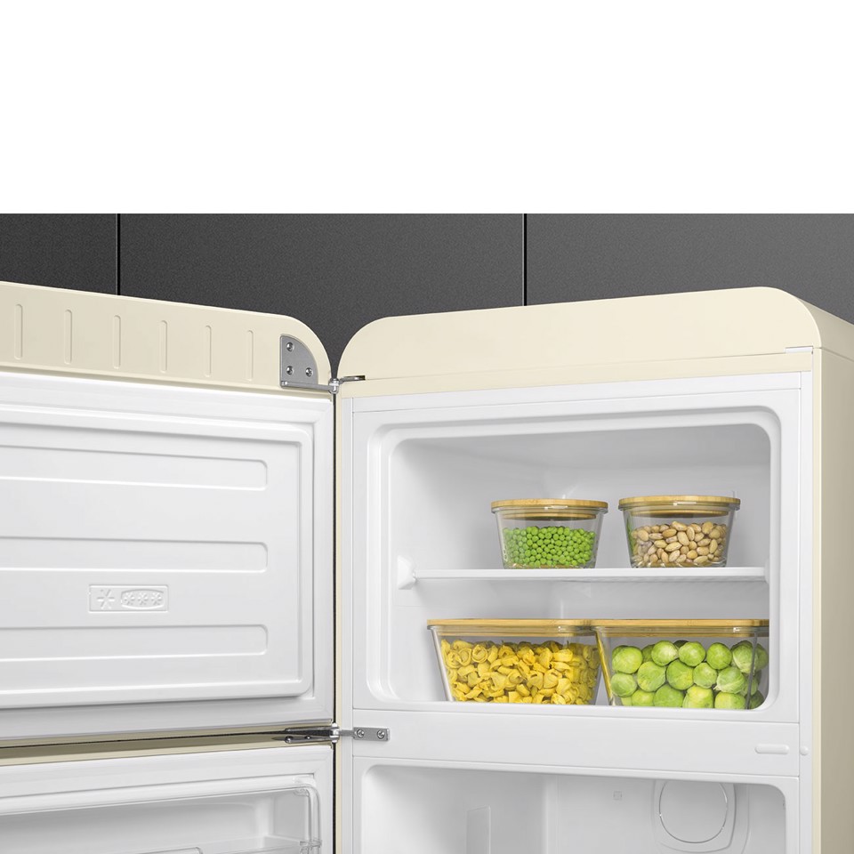 Smeg FAB30LCR6 frigorifero con congelatore Libera installazione 294 L Crema Made in Italy