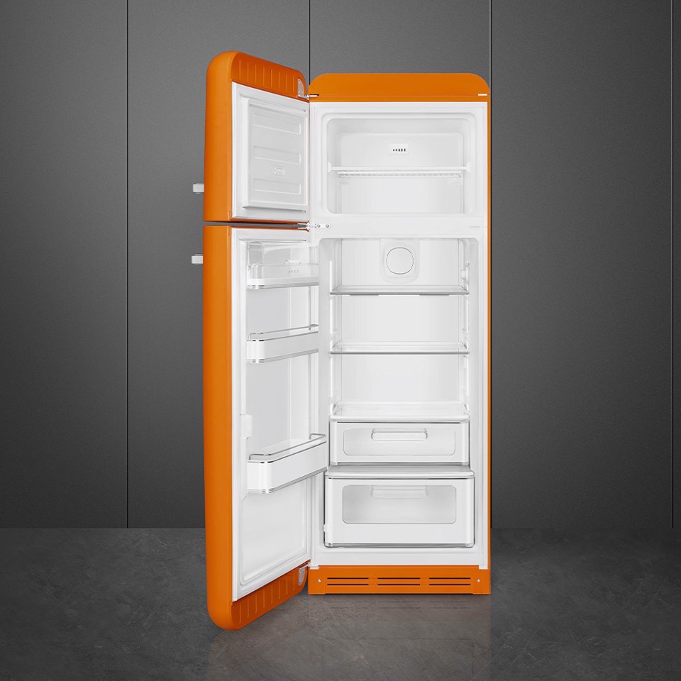 Smeg FAB30LOR6 frigorifero con congelatore Libera installazione 294 L Arancione Made in Italy