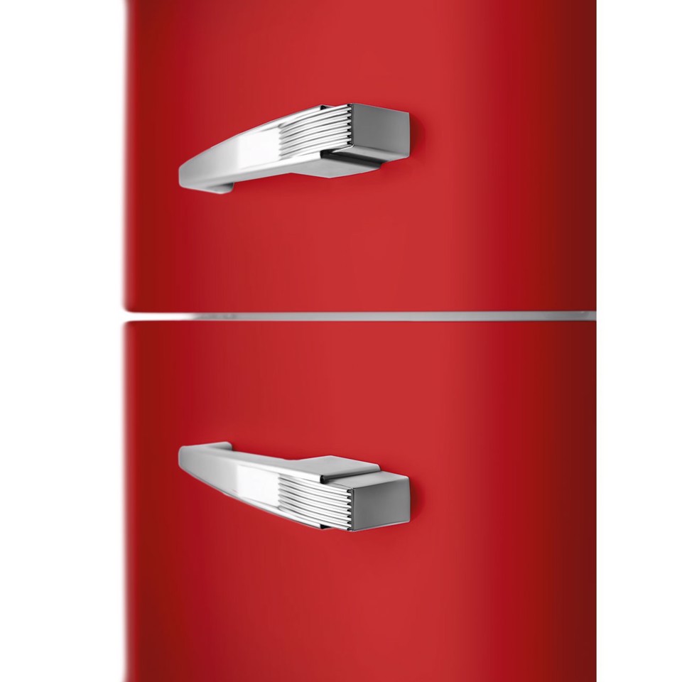 Smeg FAB30LRD6 frigorifero con congelatore Libera installazione 294 L Rosso Made in Italy