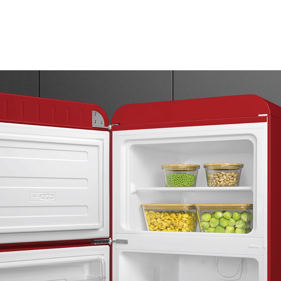 Smeg FAB30LRD6 frigorifero con congelatore Libera installazione 294 L Rosso Made in Italy